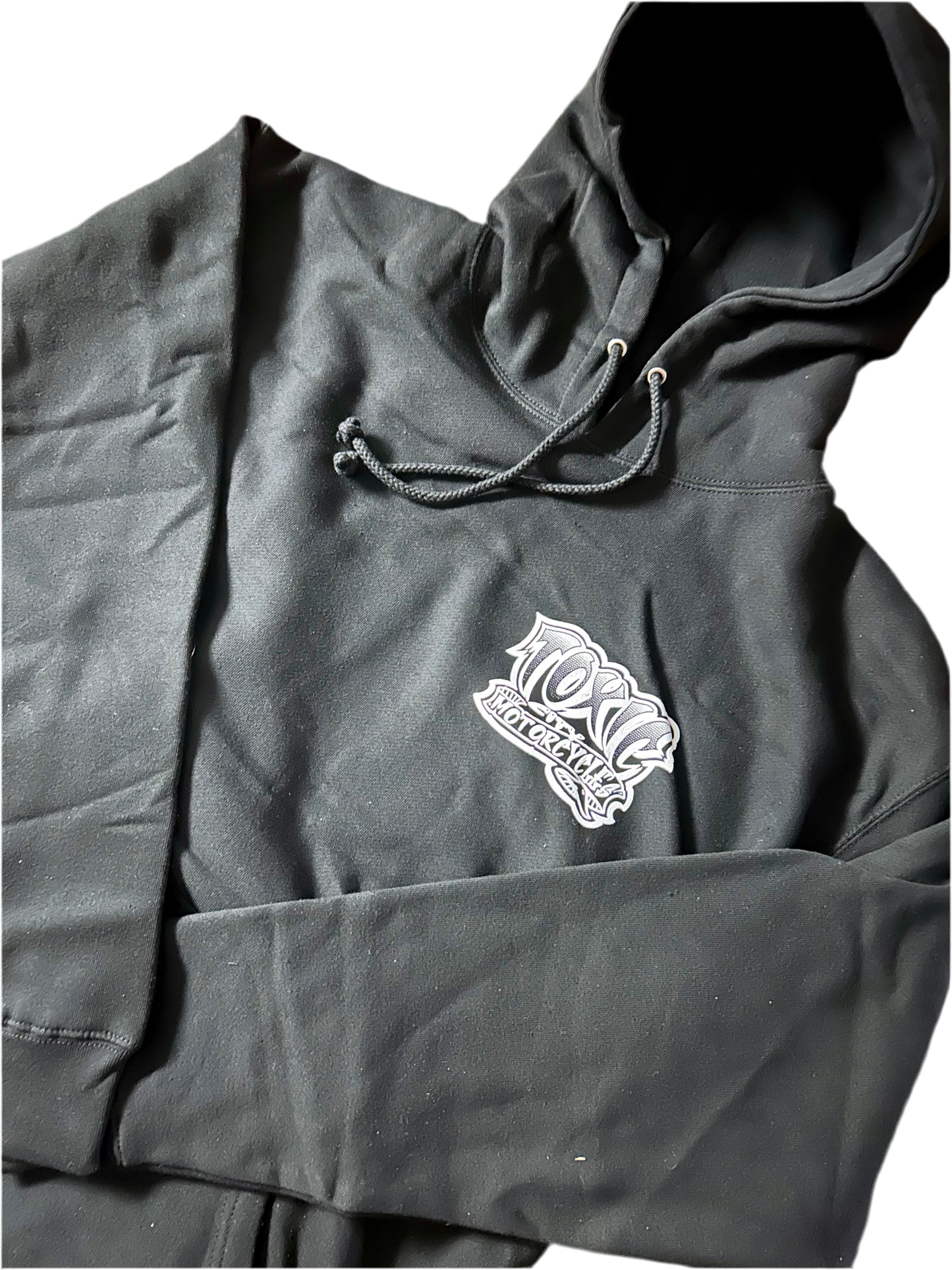 A Limited Edition Hoodie! “Toxic City Motorcycles" McKeag Art Designed hoodie Exclusively from ToxicOG Streetwear!