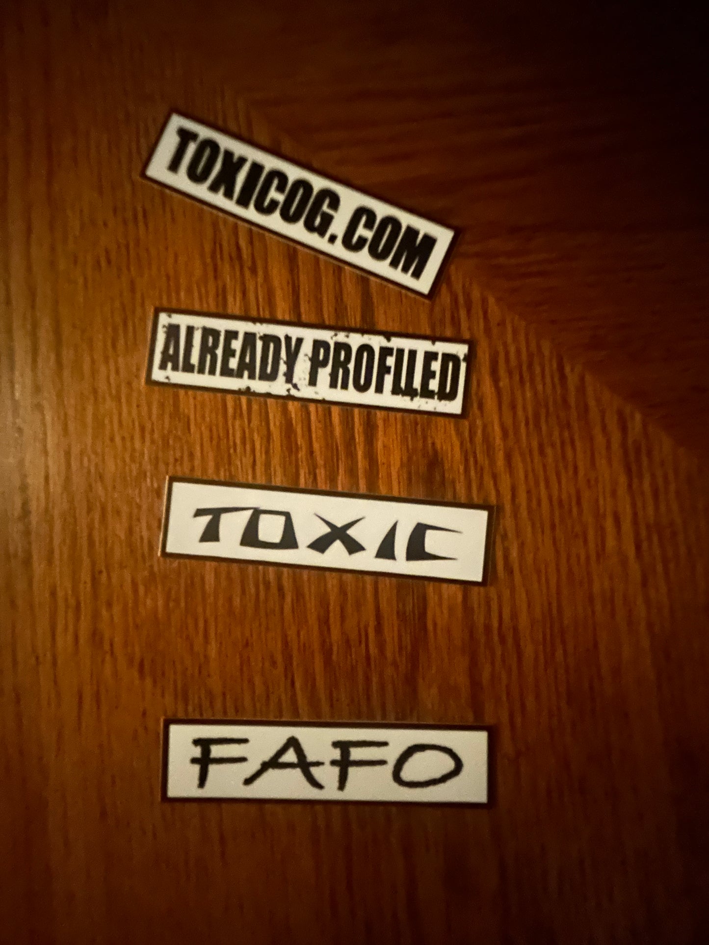 Toxic Stickers
